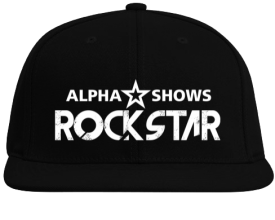 Alpha Shows ROCKSTAR Snapback Hat