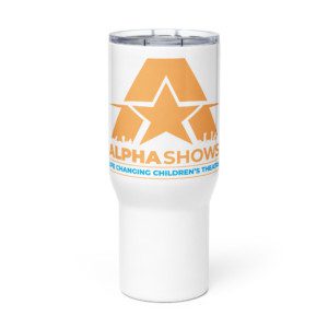 Travel mug with a handle